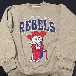 Colonel Reb / Ole Miss XL Sweatshirt